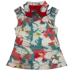 Swingdish Ladies Multicolor Print Golf‎ Athletic Tank NWT X-Large